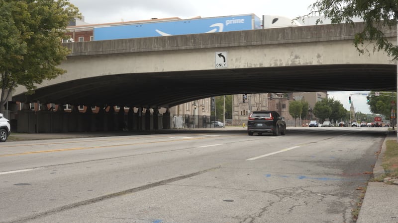 Road work in Louisville