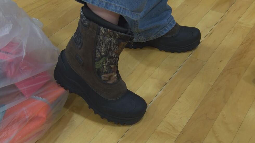 Each student received a new pair of shoes. (Source: WAVE 3 News)