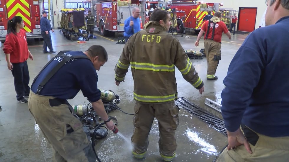Even after fighting both fires, their day was far from over. (Source: WAVE 3 News)