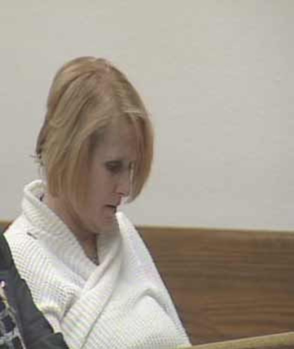 Tina Timberlake Whitaker in court on Tuesday.