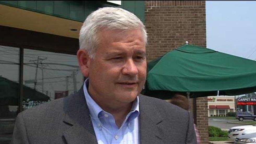 GOP candidate Phil Moffett during a May 11 interview