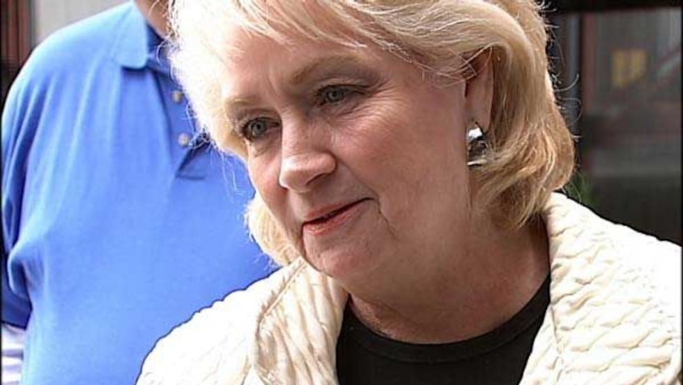 GOP candidate Bobbie Holsclaw during a campaign stop on May 16