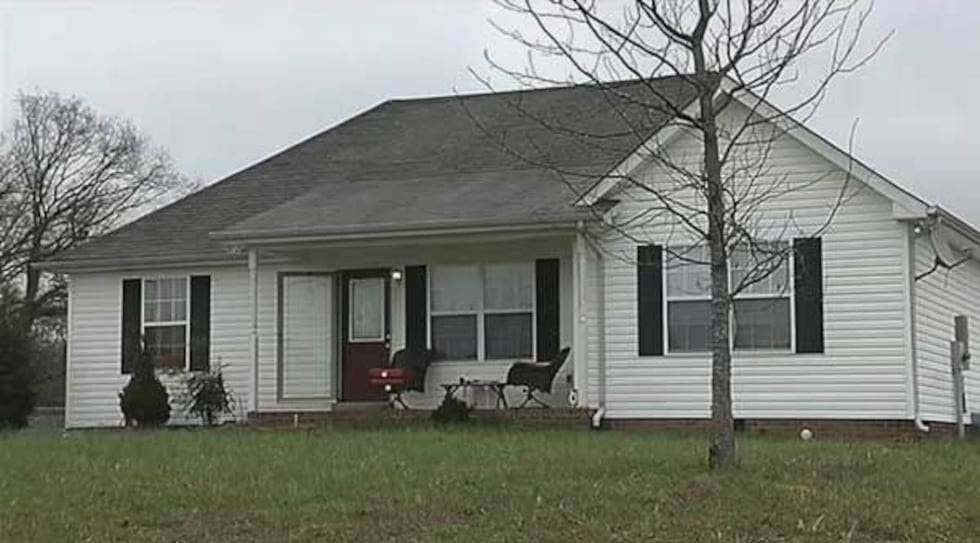 The home of Marquinta Jacobs' parents in Portland, TN.