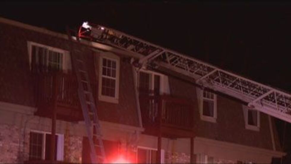Twelve units in the Chestnut Ridge Apartments near Taylorsville Road were evacuated.