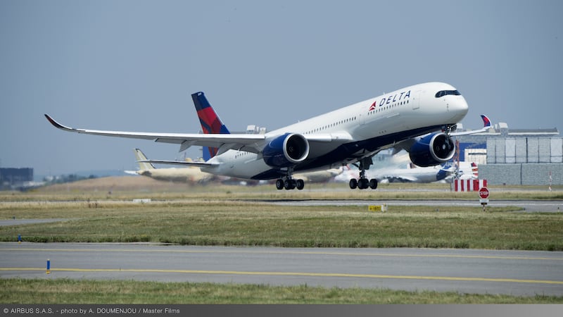 A woman flying from Syracuse, New York, to Atlanta startled fellow passengers aboard a Delta...
