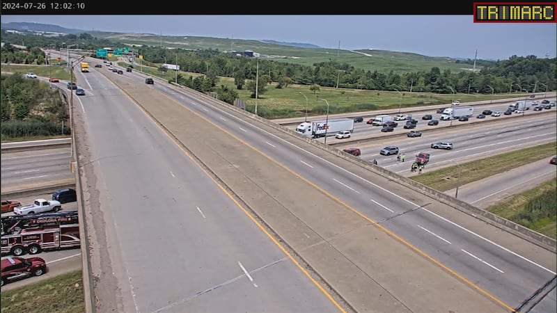 Police are not sure when lanes will reopen.