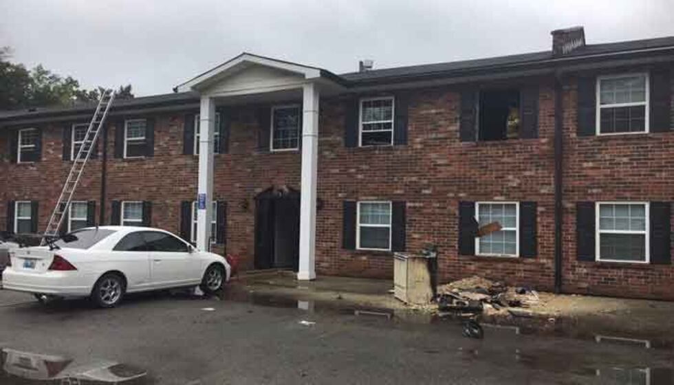 MetroSafe received a call about the fire around 10:45 a.m. (Source: Justin Hawkins/WAVE 3 News)