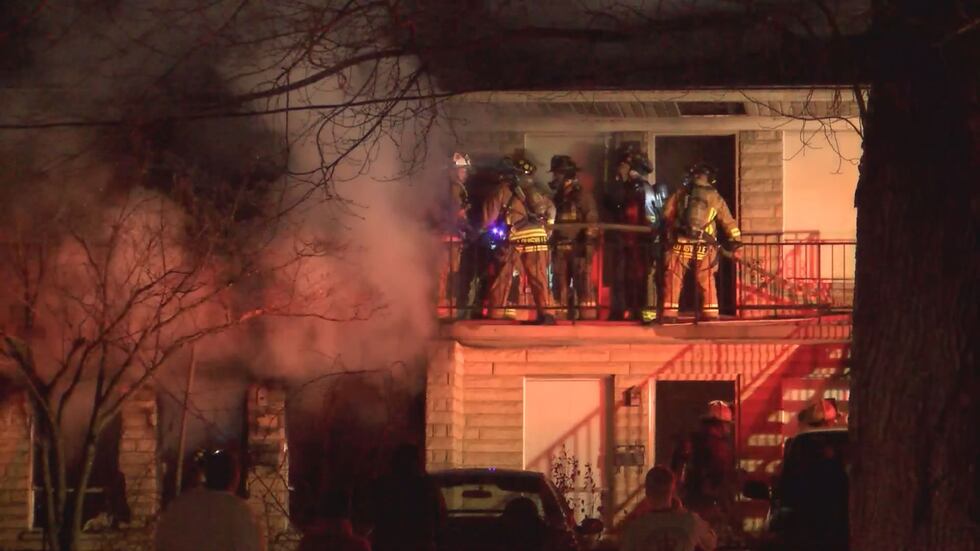 Forty firefighters worked for 30 minutes to gain control of the fire. (Source: WAVE 3 News)