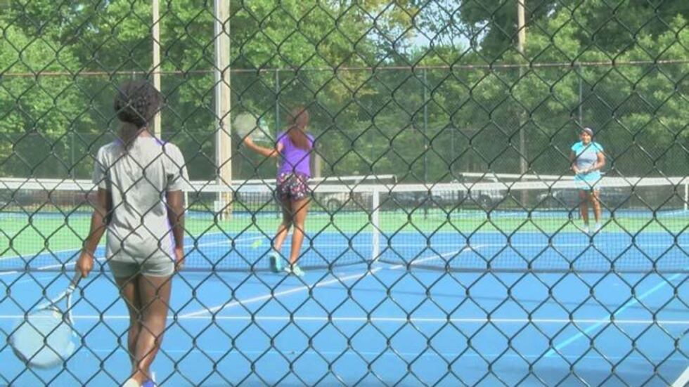 Seneca Park tennis courts good as new if not better Seneca Park tennis courts good as new if not better
