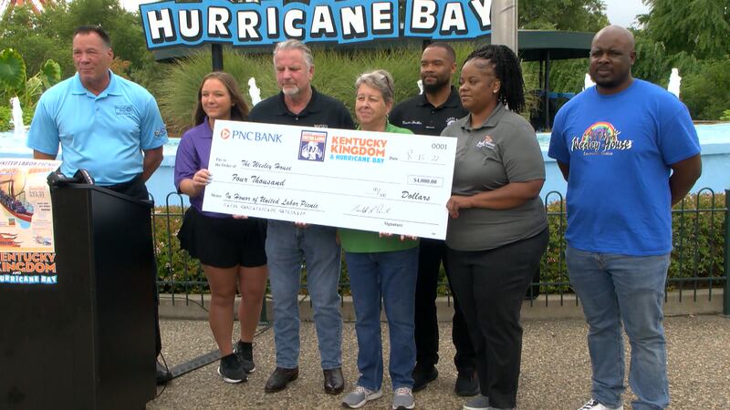 An organization that helps low-income families in the Louisville area received a monetary...