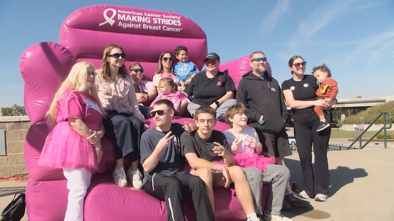 The American Cancer Society held one of its Making Strides Against Breast Cancer events at...