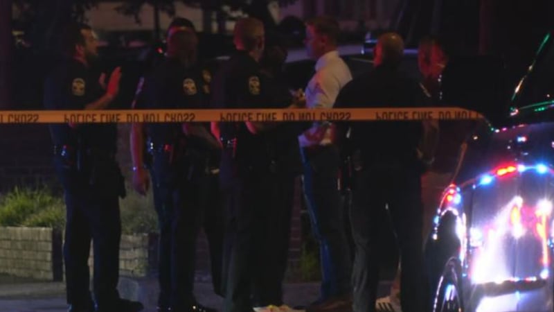 Louisville Metro Police investigate an officer-involved shooting at 5th and York streets in...