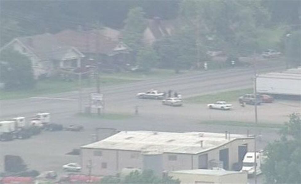 Police Perimeter Example Police perimeter set up in Shively
