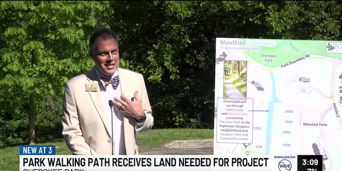 Deed Transfer makes new Cherokee Park walkway closer to reality