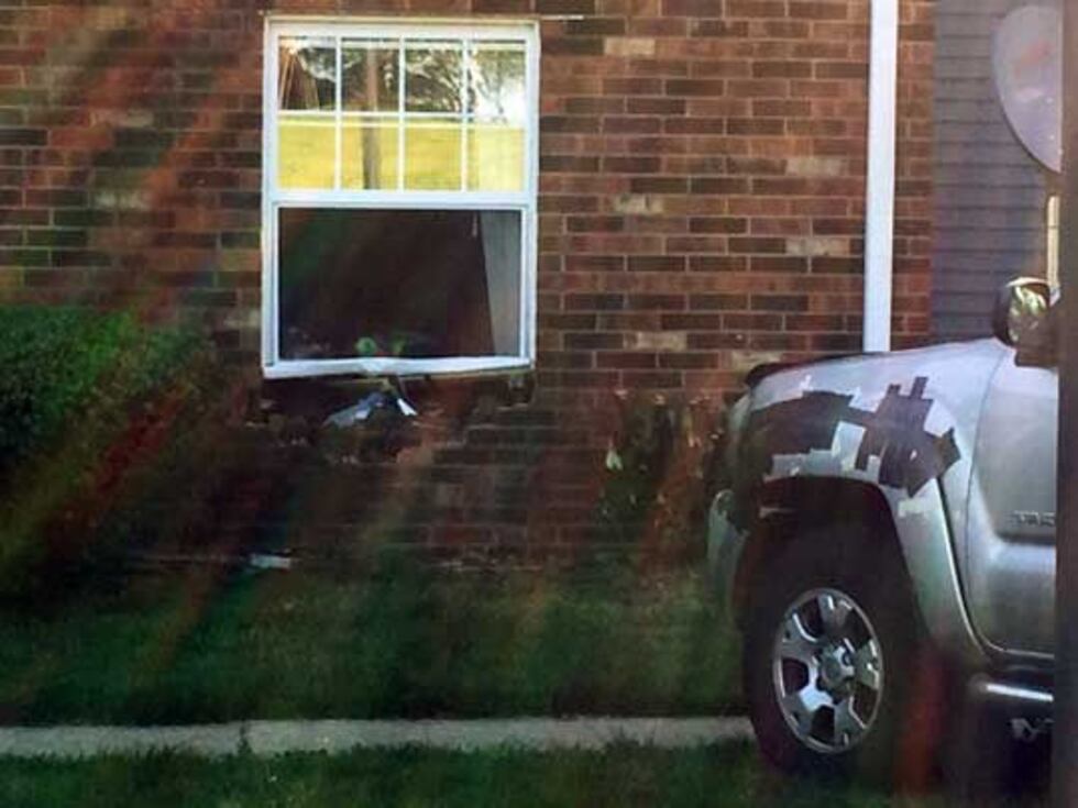 The point of impact. (Source: Doug Druschke, WAVE 3 News)