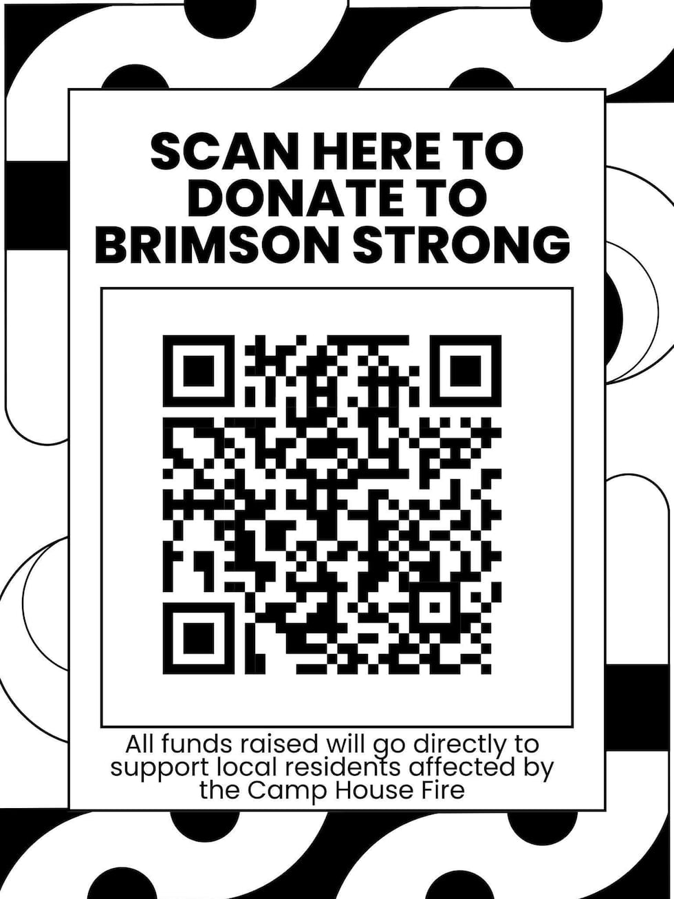 QR code to donate to Brimson Strong