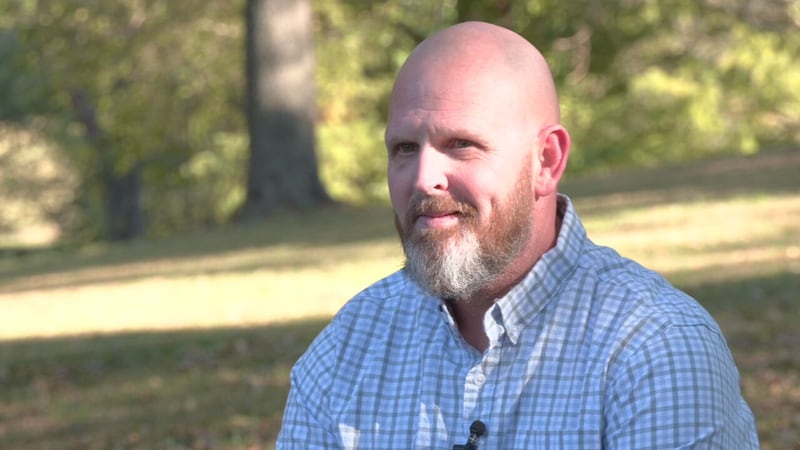 Michael Johnson spoke Oct. 22, 2026, about his book "Hope Is Right Through Those Doors."