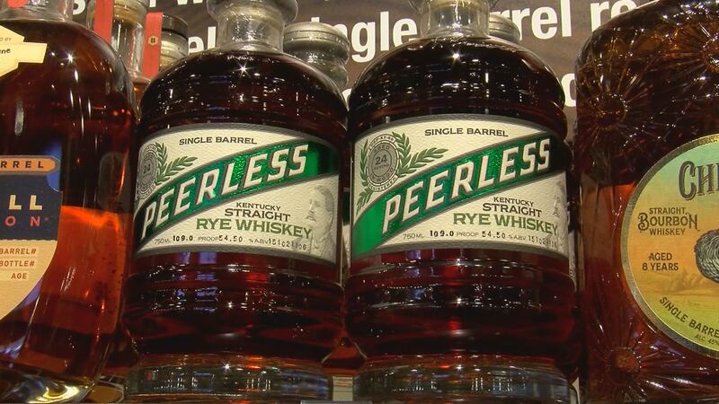 Craft distilleries like Kentucky Peerless are having a hard time selling overseas.