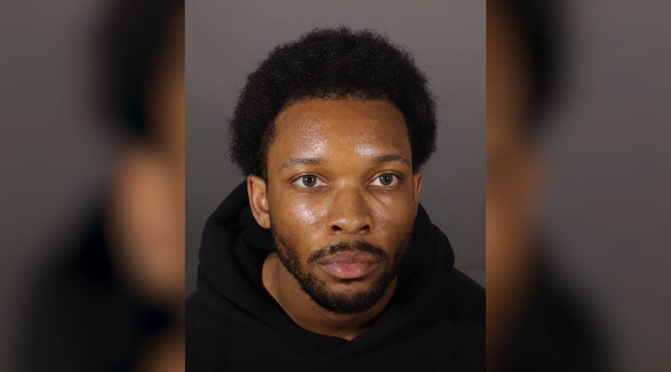 The Los Angeles County District Attorney’s Office shared the booking photo of David Anthony...