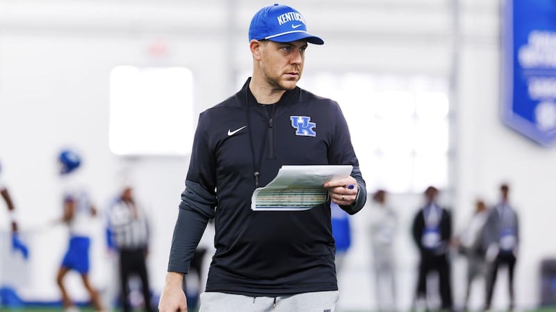 Kentucky head football coach Will Stein