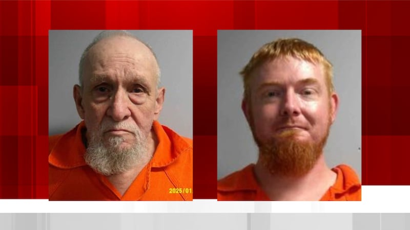 Kenneth Leslie Reed Sr., 74, and 31-year-old Justin Allen Stephens were arrested Thursday.