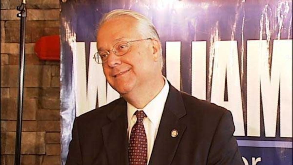 State Sen. David Williams during a May 16 campaign stop at Louisville's Bowman Field