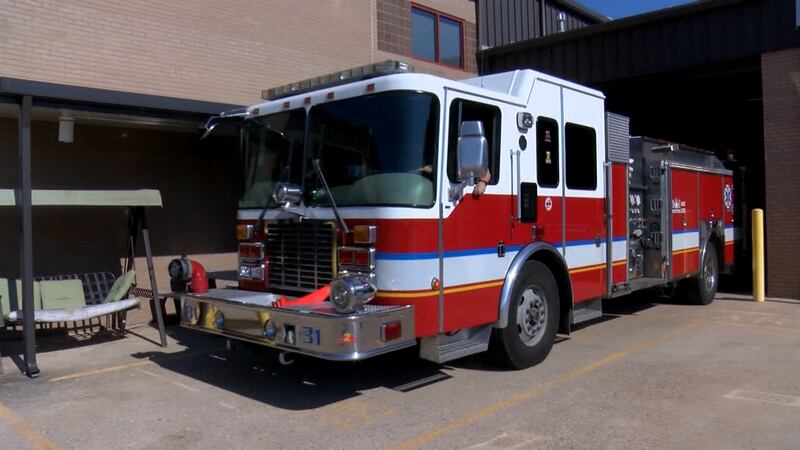 On Thursday, the fire department said it has donated a surplus pumper fire truck to the Wolf...