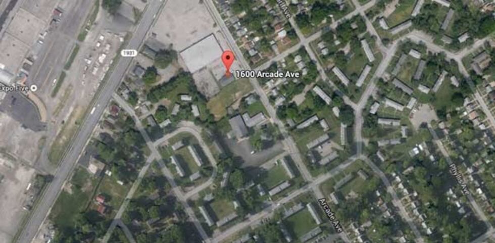 The shooting happened in the 1600 block of Arcade Avenue. (Source: Google Maps)