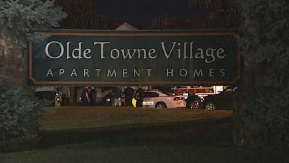 The incident happened outside Olde Town Village Apartments on Irving Drive.