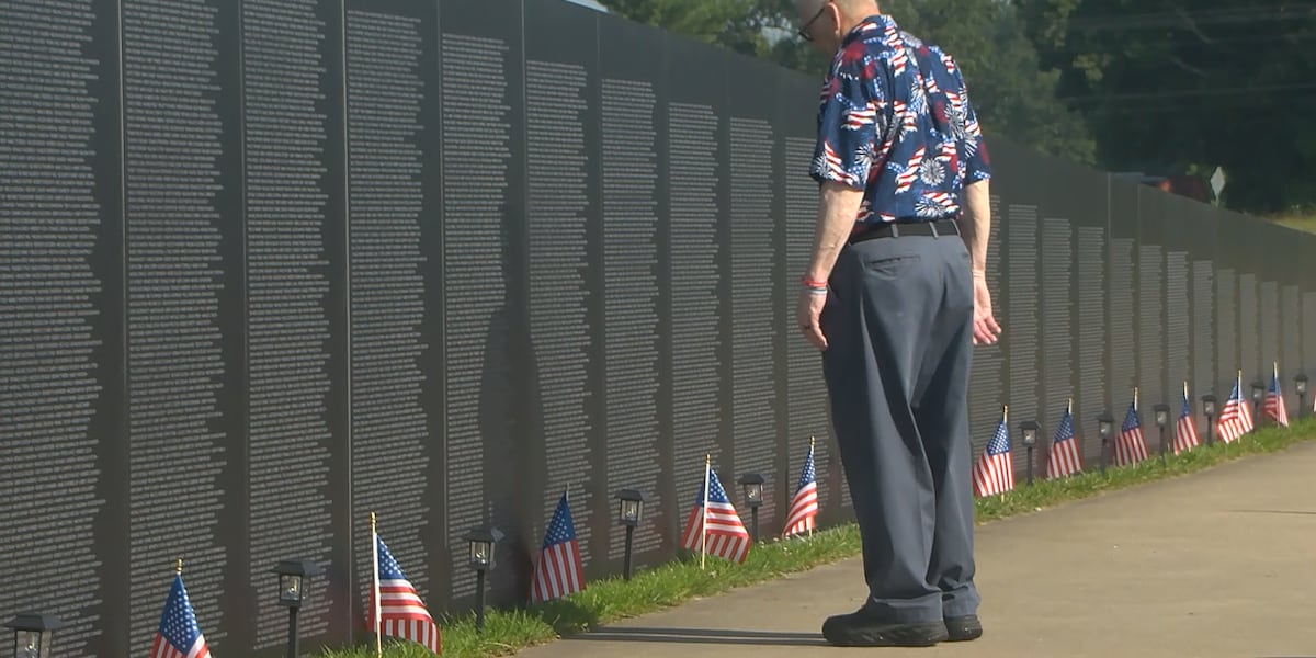 Vietnam War memorial wall visits Brandenburg for nation’s 250th birthday