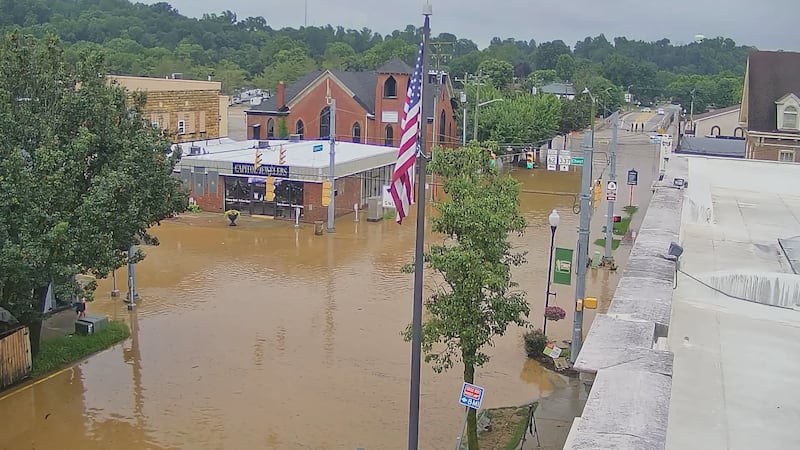 Flooding in Lanesville and Corydon in Southern Indiana created headaches for local businesses...