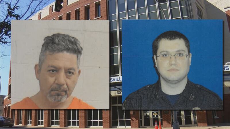 Joseph Cortina (Left) and LMDC Officer Chase Brandon (Right)