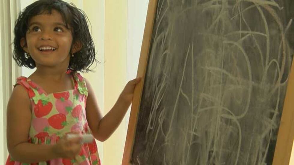 The family was taking Sanvika to her first day of school when the crash happened. (Source:...