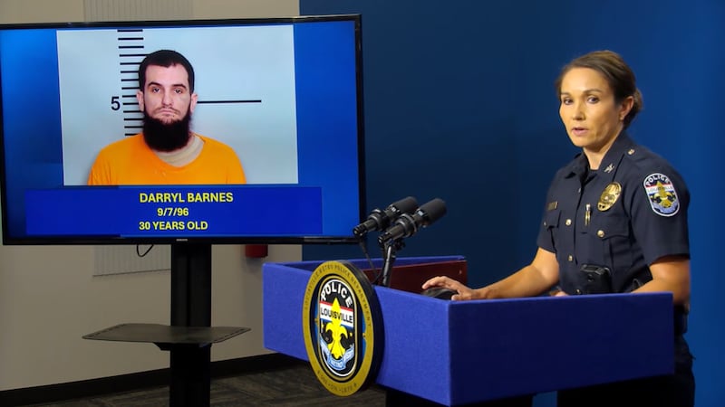 Louisville Metro police released body camera, surveillance and drone footage Wednesday, Oct....
