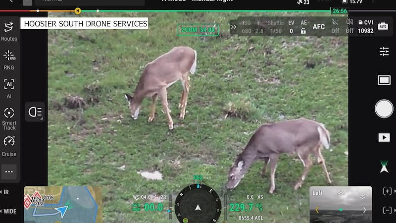 A deer survey was conducted at Origin Park in response to the paused wildlife reduction plan.