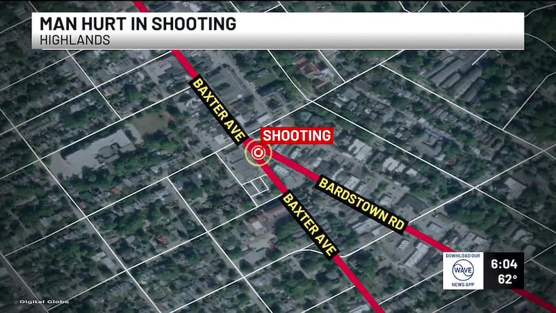 Louisville Metro Police are investigating after a man was shot in the Highlands on Saturday.