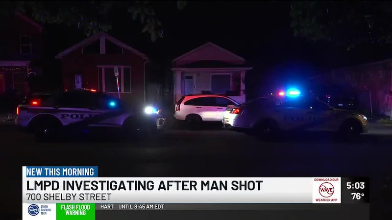 Louisville Police is investigating after a man was found shot in the Smoketown neighborhood...