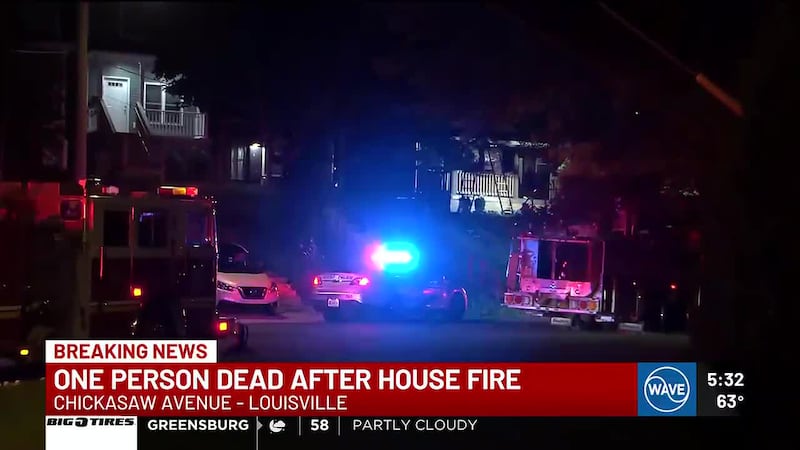 One person is dead after a house fire in the Clifton Heights neighborhood Tuesday morning.