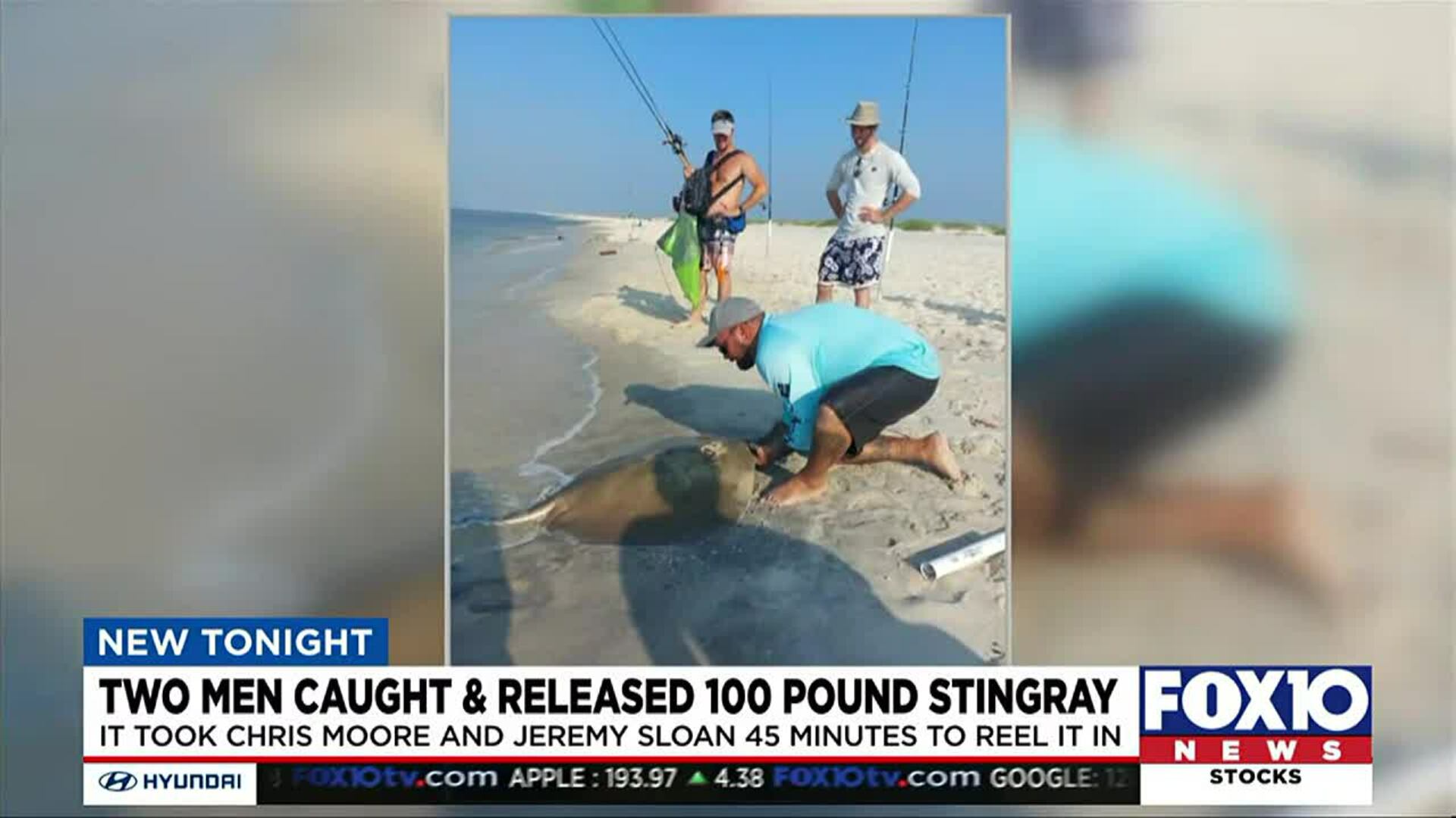 Locals land 100-pound stingray at Dauphin Island Locals land 100-pound stingray at Dauphin Island