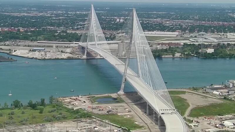 The Gordie Howe International Bridge, that connects I-75 in the U.S. and the 401 in Canada,...