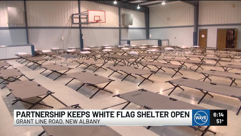 The Homeless Coalition of Southern Indiana (HCSI) is providing a warm place to sleep for...