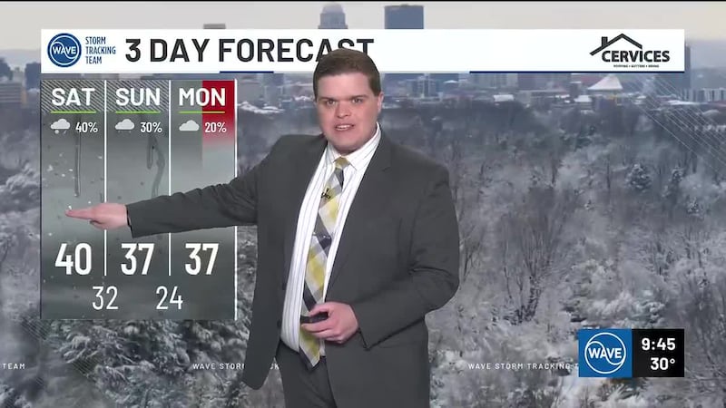 Here’s WAVE News meteorologist Carson Meredith with your forecast.
