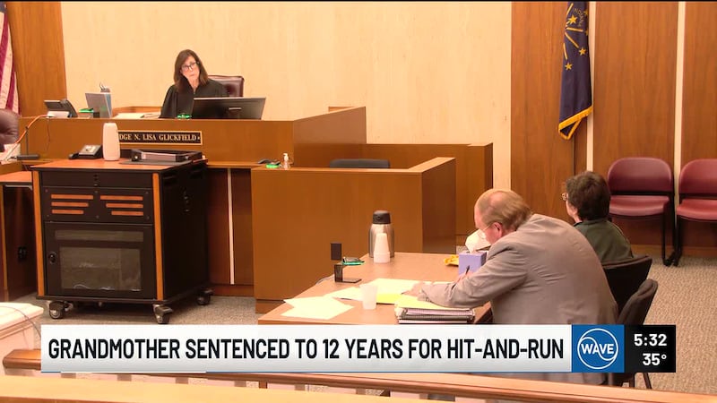 A grandmother who ran over her own grandchild in Indiana and left the scene will serve 12...