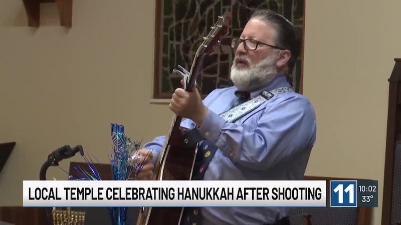 Rabbi Jay Sherwood said Hanukkah’s meaning is rooted in perseverance and hope, especially...