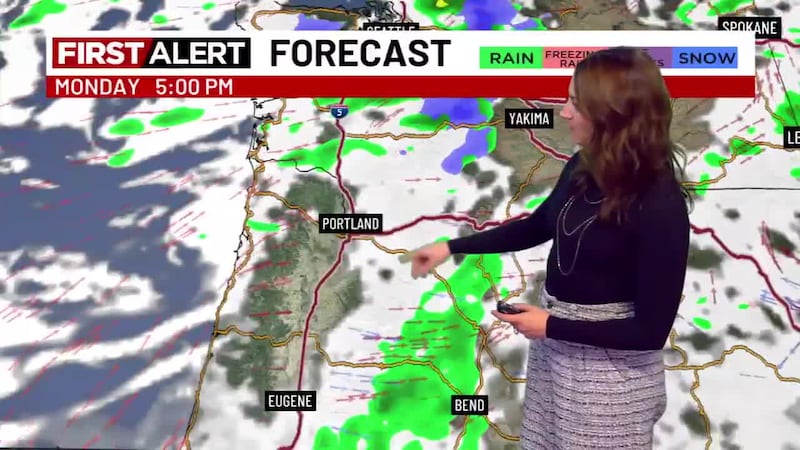 Here's your FOX 12 Oregon Sunday evening forecast for Dec. 14, 2025.