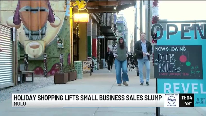 Christmas shoppers are filling the streets of NuLu as stores stock up with gifts for the...